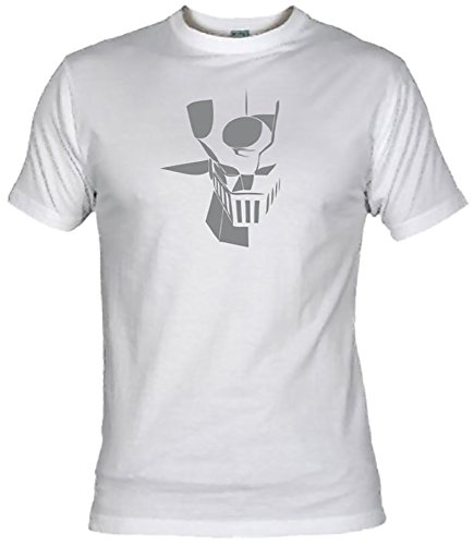 Camiseta Mazinger Z Adulto/niño EGB ochenteras 80´s Retro (4XL, Blanco)