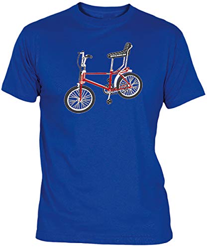 Camisetas EGB Camiseta Bicicross Adulto/niño ochenteras 80´s Retro (Azul, 6 Meses)