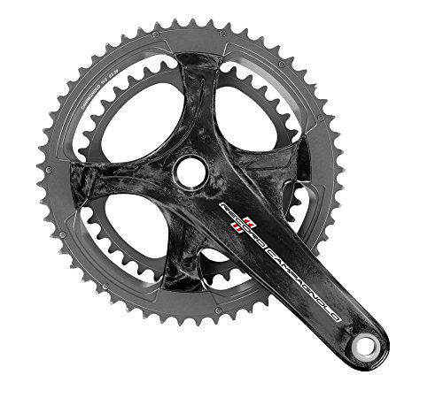 Campagnolo 70274 Bielas Platos de carbón, Ultra Torque, 170-36 x 52, Unisex, Negro, 170 mm