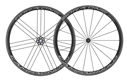 Campagnolo Bora One 35 Dark Label - Rueda de carbono para tubular y para cubierta, 11 velocidades, negro, 24.2 x 35 mm, 1 unidad