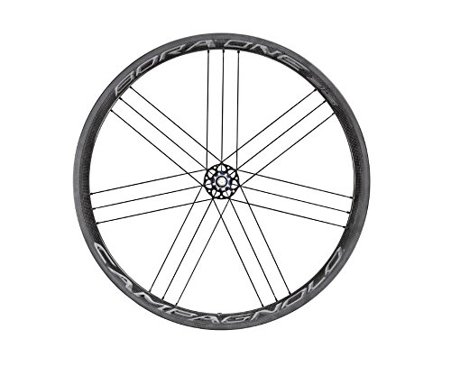 Campagnolo Bora One 35 Dark Label - Rueda de carbono para tubular y para cubierta, 11 velocidades, negro, 24.2 x 35 mm, 1 unidad