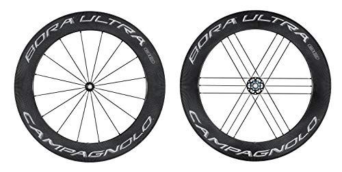 Campagnolo Bora Ultra 80 Shimano Dark-Juego de Ruedas tubulares, Color Negro, Unisex