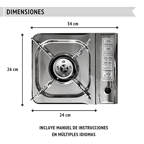 Camping gas portatil cartuchos 250, hornillo camping gas portatil con 2 cartuchos de gas, camping gas portatil + 2 carcuchos de gas de 250, camping gas para cocinar con cartucho de gas bombona