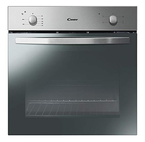 Candy Smart FCS 100 X/E, Horno eléctrico, 70L, Cuba limpieza por agua, Puerta desmontable de doble cristal con efecto espejo, 2100W, Inox, Clase A