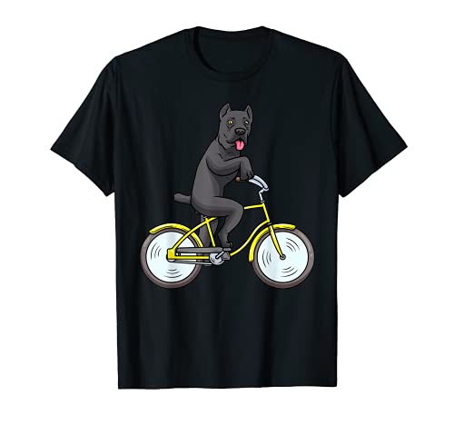 Cane Corso Italiano Perro Con Bicicleta Camiseta