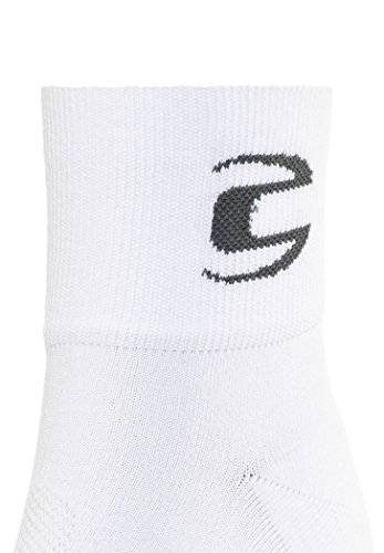 Cannondale MID Socks White 2016 – Calcetines de ciclismo, primavera/verano, color Weiß, tamaño 44-47