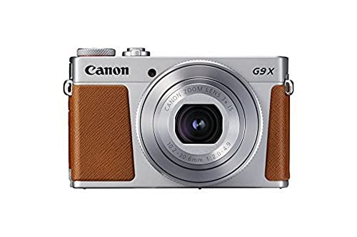 Canon PowerShot G9 X Mark II - Cámara compacta de 20.9 MP (Pantalla táctil de 3", vídeo Full HD, CMOS, Intelligent IS, Digic 7, Bluetooth) Plata