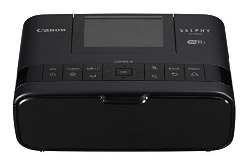 Canon Selphy CP1300 - Impresora fotográfica inalámbrica (Apple AirPrint, Mopria, pantalla abatible de 8.1 cm, tintas de 3 colores, 300 x 300 ppp) negro