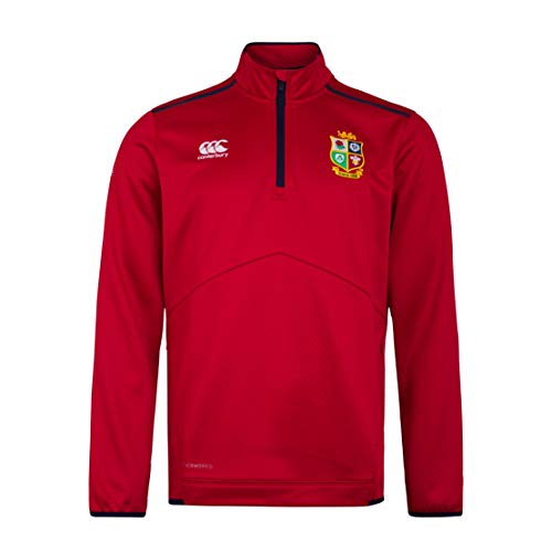 Canterbury Camiseta de Forro Polar Thermoreg con Cremallera para Hombre de los Leones británicos e irlandeses de Nueva Zelanda