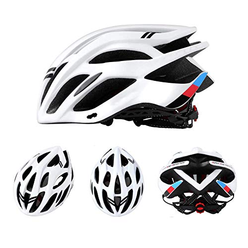 Cap Montaña 1PC Casco de la Bici Montar tamaño Fresco Seguridad Vial el Equipo de Ciclo de Las Mujeres de los Hombres del Deporte al Aire Blanca