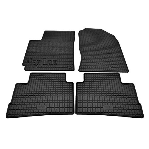 Car Lux DUO06046 - Alfombra Protector Cubre Maletero y Alfombrillas de Goma a Medida para Kona Desde 2017-