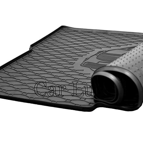 Car Lux DUO06046 - Alfombra Protector Cubre Maletero y Alfombrillas de Goma a Medida para Kona Desde 2017-