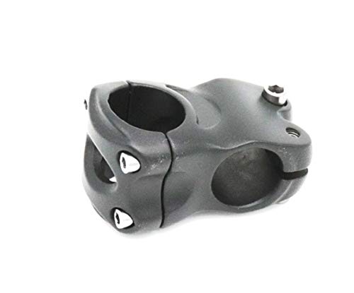CarbonEnmy Potencia para manillar de bicicleta de aluminio, 25,4 mm, 40 mm, 10°, color negro