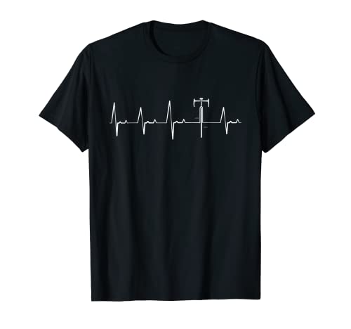 Cardiograma Heartbeat Bicicleta Carreras Bicicleta Camiseta