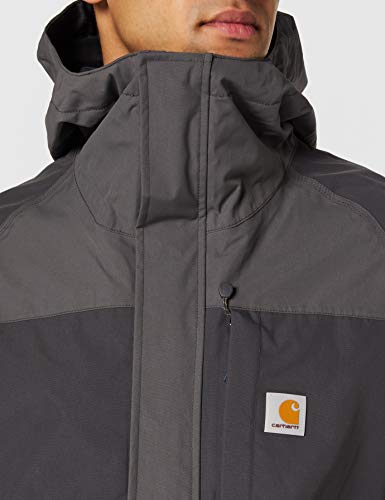 Carhartt Angler Jacket Saco, Gravel/Shadow, L Regular para Hombre