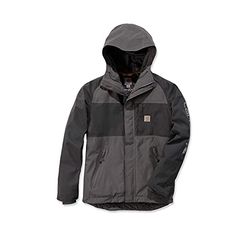 Carhartt Angler Jacket Saco, Gravel/Shadow, L Regular para Hombre