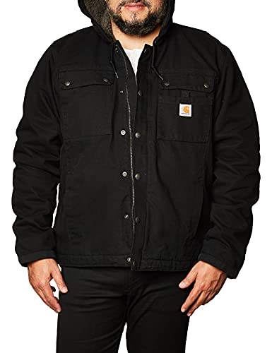 Carhartt Bartlett Jacket prendas de trabajo, Negro, L para Hombre