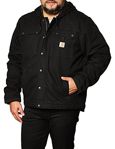 Carhartt Bartlett Jacket prendas de trabajo, Negro, L para Hombre