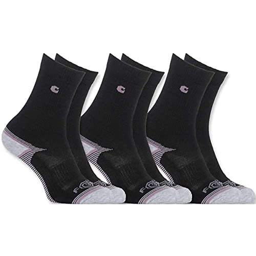 Carhartt Force Performance Sock (3-Pair) Calcetines, negro, L para Mujer