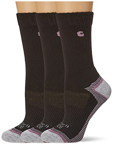 Carhartt Force Performance Sock (3-Pair) Calcetines, negro, L para Mujer