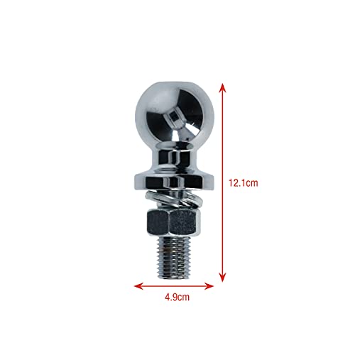 Carpoint 25205 - Bola de remolque con rosca (50 mm, 22 x 2,5 mm)