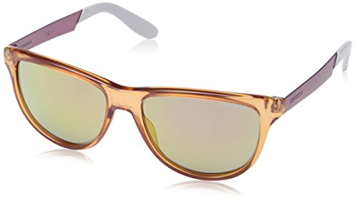 Carrera 5015/S E2 8RA Gafas de Sol, Naranja (Orange Pinkish White/Grey Violet Gold Mirror), 54 Unisex-Adulto