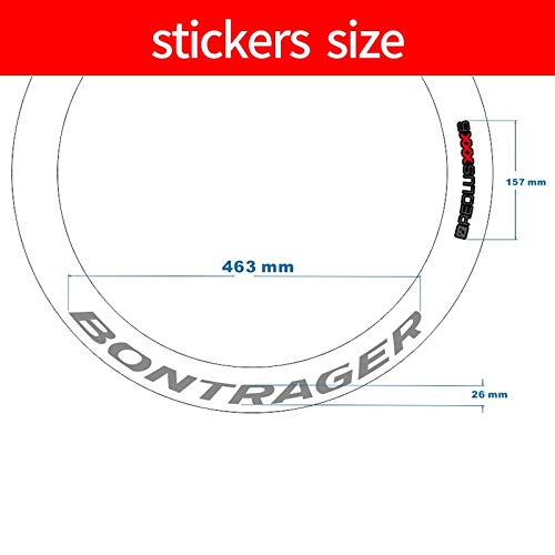 Carretera Pegatinas de Bicicleta Carretera Bike Rim Calcomanías Juego de Ruedas Altura 60mm Pegatinas de Bicicleta Completo Cinta (Color : Bianchi Green)