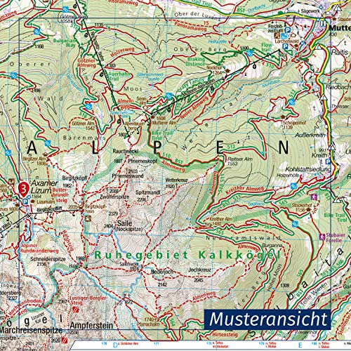 Carta escursionistica n. 2230. Mallorca 1:35.000 (set di 4 carte): 4 Wanderkarten 1:35000 im Set inklusive Karte zur offline Verwendung in der KOMPASS-App. Fahrradfahren.