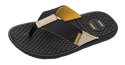 Cartago Barcelona Stride para Hombre Chanclas Sandalias -Black-47