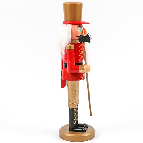 Cascanueces de Navidad Figura Soldados de Navidad Adornos de Decoración de Navidad - Rojo Sam 27cm