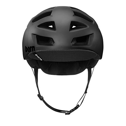 Casco Bern Allisex Allston, negro (Mattschwarz), L (59-62 cm)