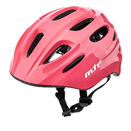 Casco Bicicleta Bebe Helmet Bici Ciclismo para Niño - Cascos para Infantil Bici Helmet para Patinete Ciclismo Montaña BMX Carretera Skate Patines monopatines KS01 (XS 44-48 cm, MTR Pink)