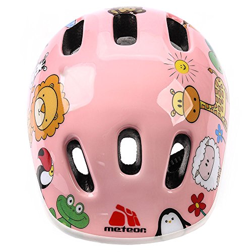 Casco Bicicleta Bebe Helmet Bici Ciclismo para Niño - Cascos para Infantil Bici Helmet para Patinete Ciclismo Montaña BMX Carretera Skate Patines monopatines MV6-2 (S(48-52cm), Animals)