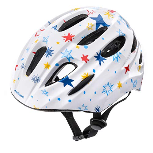 Casco Bicicleta Bebe Helmet Bici Ciclismo para Niño - Cascos para Infantil Bici Helmet para Patinete Ciclismo Montaña BMX Carretera Skate Patines monopatines KS01 (XS 44-48 cm, Little Stars)