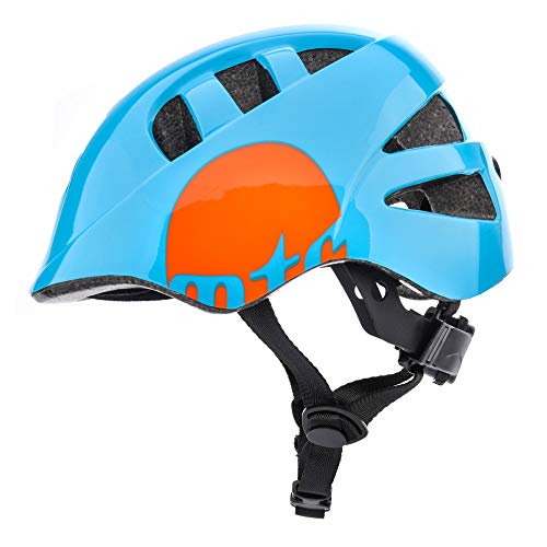 Casco Bicicleta Casco Biciclea Casco Bici Casco de Bicicleta para niños y jóvenes Casco MTB Carretera Ciclismo Skate Bicicleta patineta Patines monopatines MA-2 (M(52-56cm), MTR Blue)