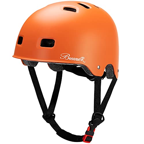 Casco Bicicleta, Casco de monopatín Ajustable multideportivo para niños jóvenes Adultos, Resistencia al Impacto ventilación Seguridad Casco Protector para patineta BMX Patinaje sobre Ruedas en línea