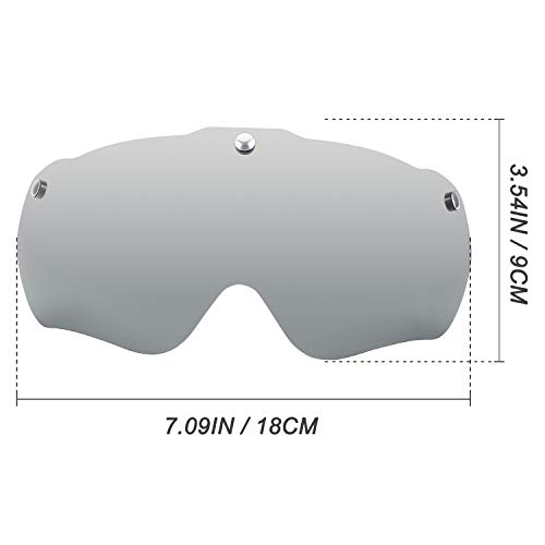 Casco Bicicleta Visera Magnética Protector de Gafas Extraíble Solo para Casco Bici KINGLEAD en los Modelos KL-049 y KL-001