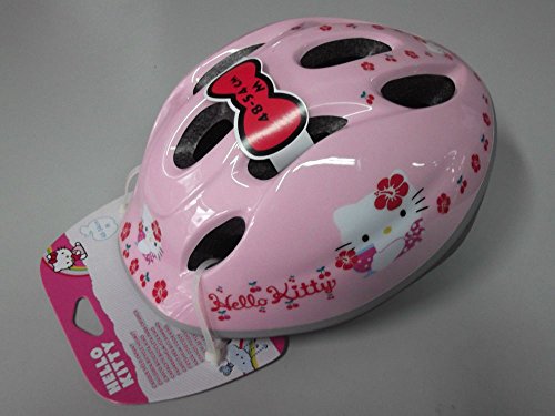 Casco de bicicleta para niña Helmet Kids Ironway original Hello Kitty Pink Cubes Talla 48-54