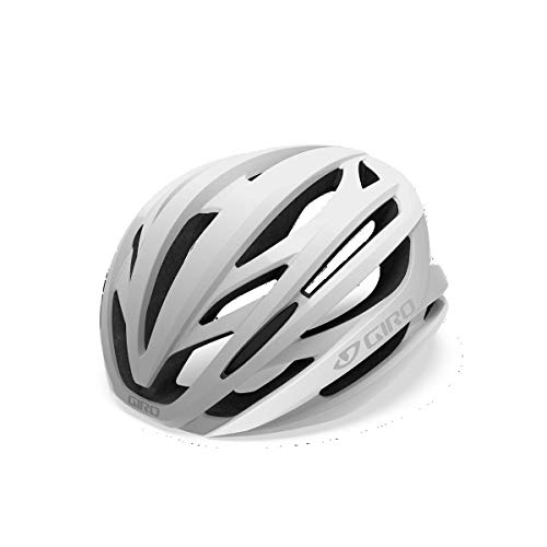 Casco de carretera Giro Unisex Syntax MIPS, blanco mate / plateado, grande / 59-63 cm