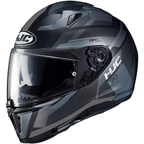 Casco de moto HJC i70 ELIM MC5SF, Negro/Anthracite, XS