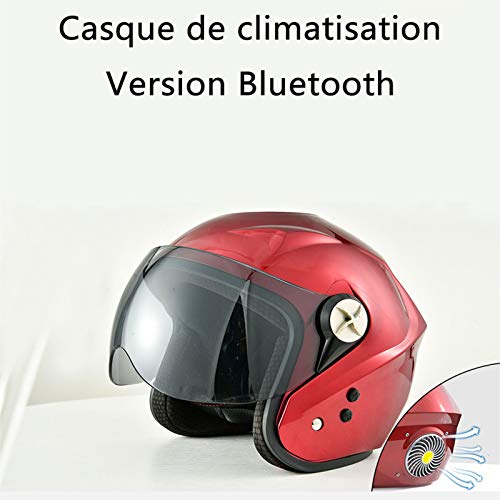 Casco Moto Cascos Bluetooth Casco Modular de Motos Casco Patinete Eléctrico,Bicicleta Urbana,Diseño Muy Ligero con ventilación Integral Carga Solar Mucha Comodidad y Máxima Seguridad