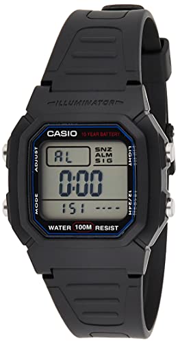 Casio Collection W-800H-1AVES, Reloj Digital Unisex, Negro