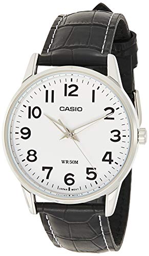 Casio Reloj Analogico para Hombre de Cuarzo con Correa en Piel MTP-1303PL-7BVEF