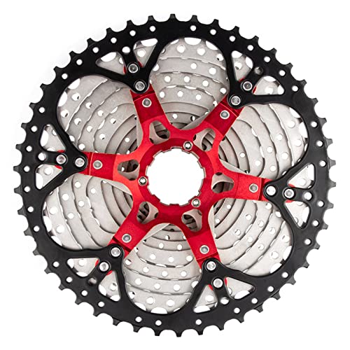 Cassette de 11 Velocidades MTB de Rueda Libre, Múltiple Tipo Buje Roscado 11T-46, para Bicicleta de Montaña, Bicicleta de Carretera, MTB