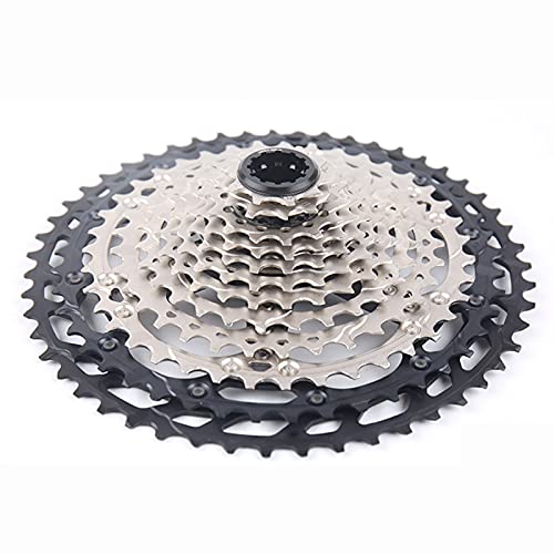 Cassettes y piñones Bicicleta de Montaña con Volante de Inercia de 12 Velocidades XT M8100 SLX M7100 Base Micro-Spline 10-45/10-51 Dientes, para Personas a Las Que Les Gusta Andar en Bicicleta de Am