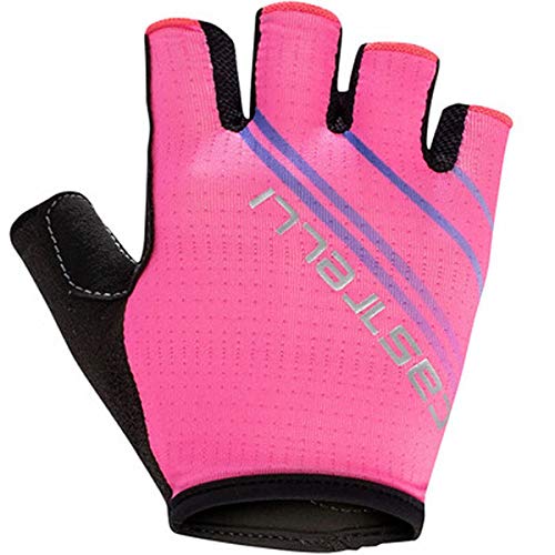 Castelli 4519060-022 DOLCISSIMA 2W Glove Guantes Ciclismo Mujer Pink Fluo L