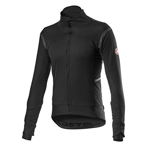 castelli Alpha Ros 2 Jacket Chaqueta Deportiva, Hombre, Light Black, X-Large