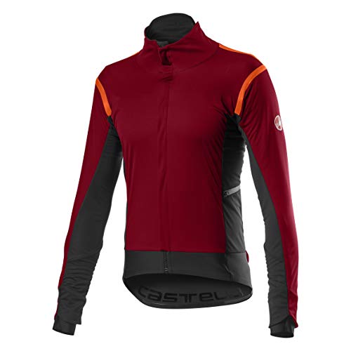 castelli Alpha Ros 2 Jacket Chaqueta Deportiva, Hombre, Pro Red, S