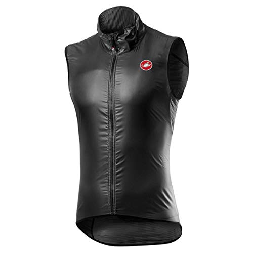 CASTELLI Aria Vest - Chaleco deportivo para hombre, Hombre, 4520057, Dark Gray, L