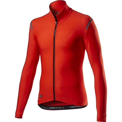 CASTELLI – Camiseta para Hombre Nano Ros, Hombre, Camiseta, 4520515, Fiery Red, M